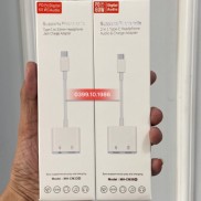 [CỔNG TYPE C CHO I.PAD P.RO] ADAPTER chia 2 cổng 3.5 + Type C và Type C + Type C có sạc nhanh PD 3.0 60w